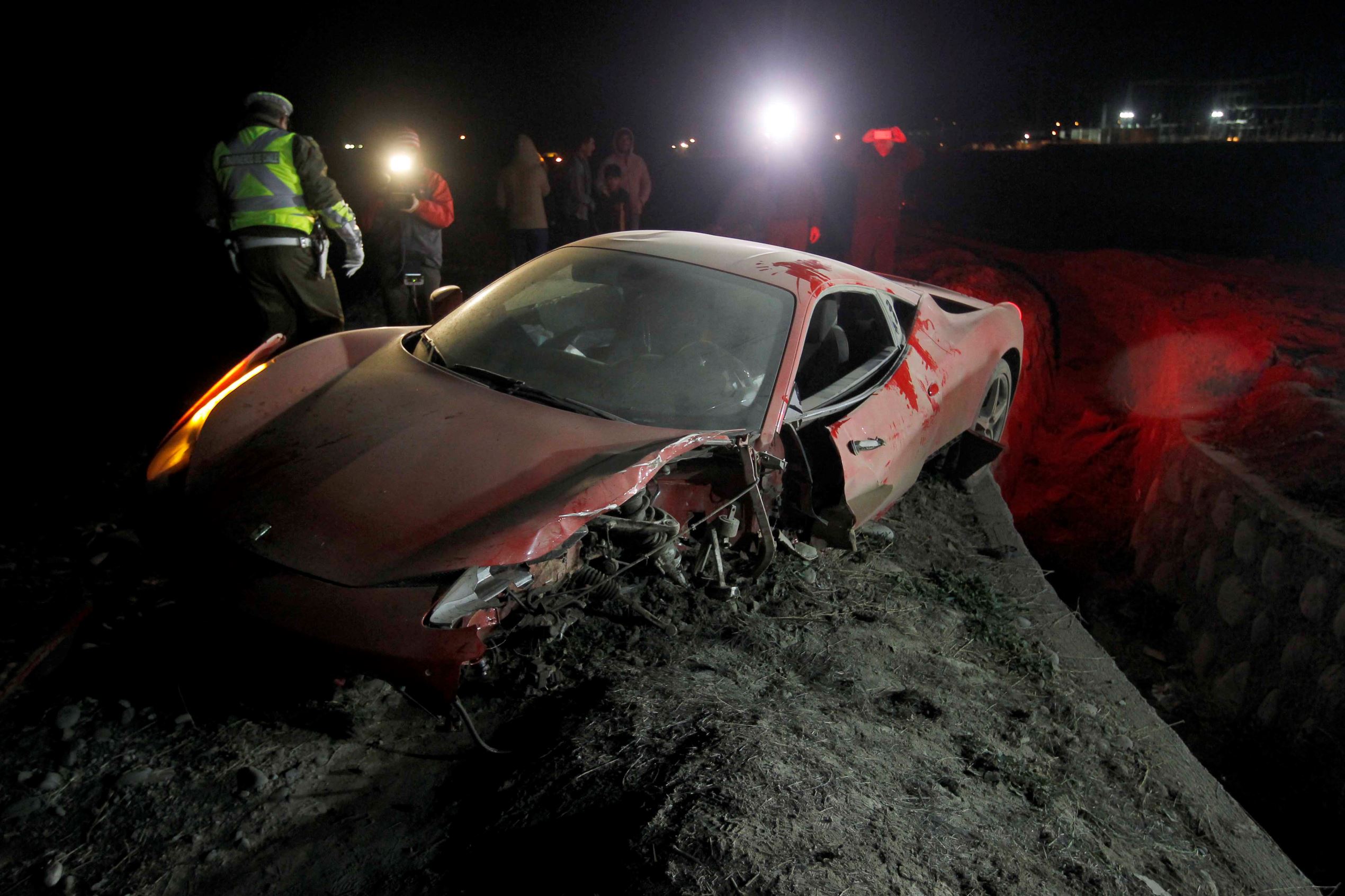 Vidal, bajo influencia de alcohol, choca en Copa América