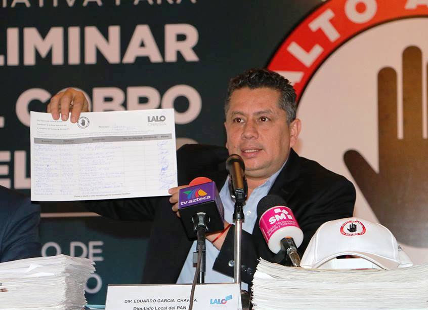 Diputado Eduardo García Chavira anuncia  presentación de iniciativa contra el cobro al DAP