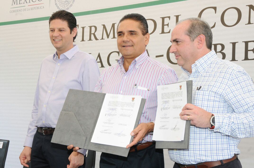 Silvano Aureoles y la Conagua impulsan acciones en materia hidroagrícola en Michoacán