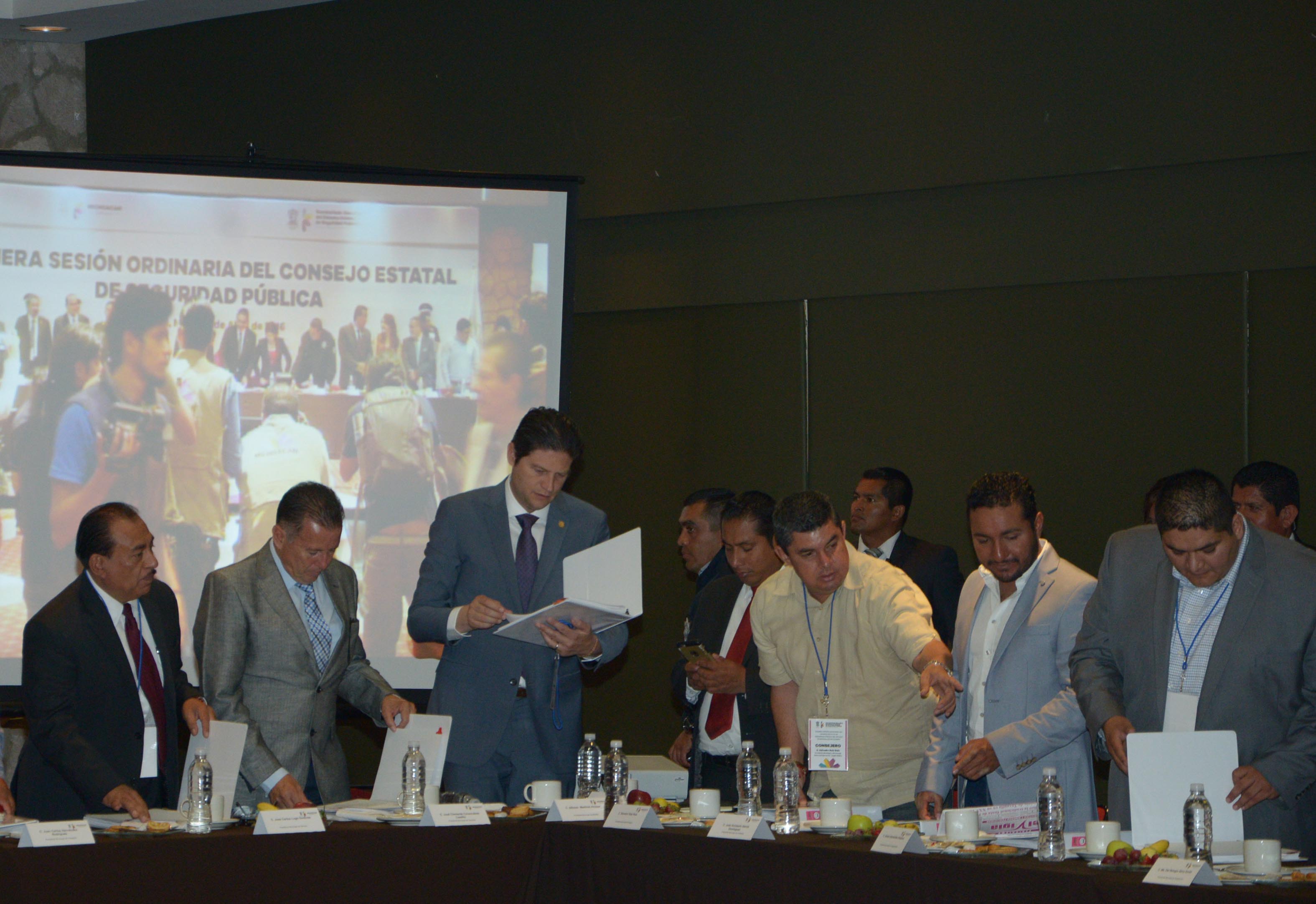 Rinde protesta Alfonso Martínez como integrante del Consejo Estatal de Seguridad Pública