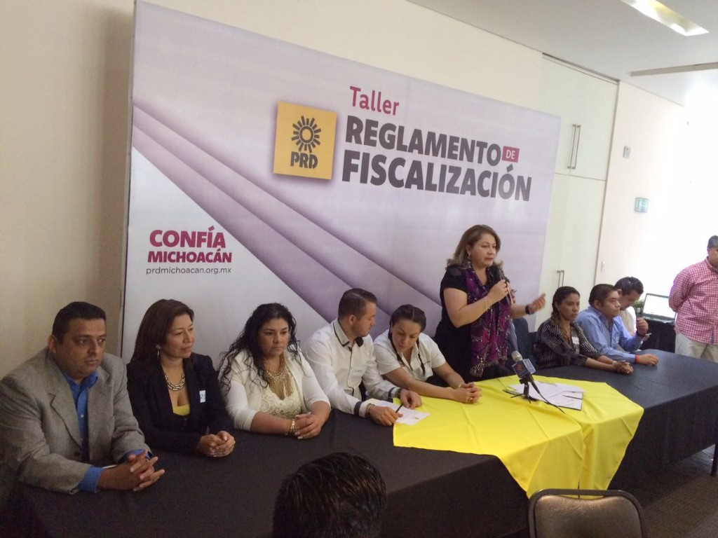 PRD Michoacán capacita a sus funcionarios partidistas en materia de Fiscalización