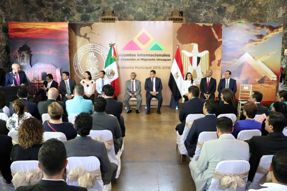 Atestigua titular de Semigrante presentación de proyecto de internacionalización de Uruapan