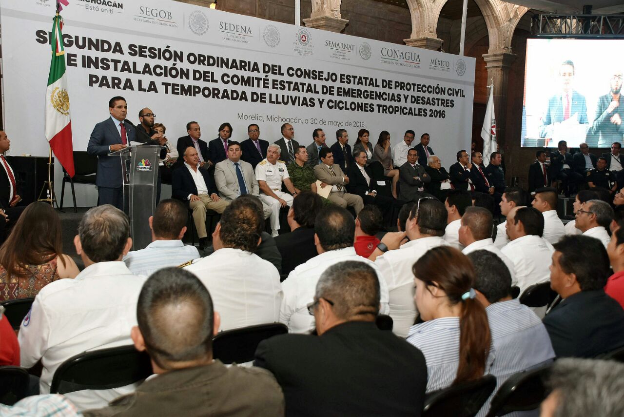 Instalación del Comité Estatal de Emergencias y Desastres
