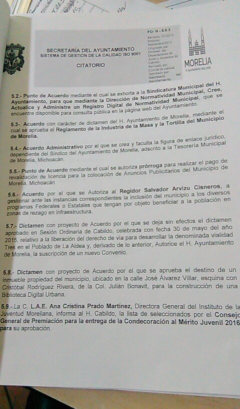 El Regidor Salvador Arvizu indica que no se ha investigado donación de terrenos a empresas.