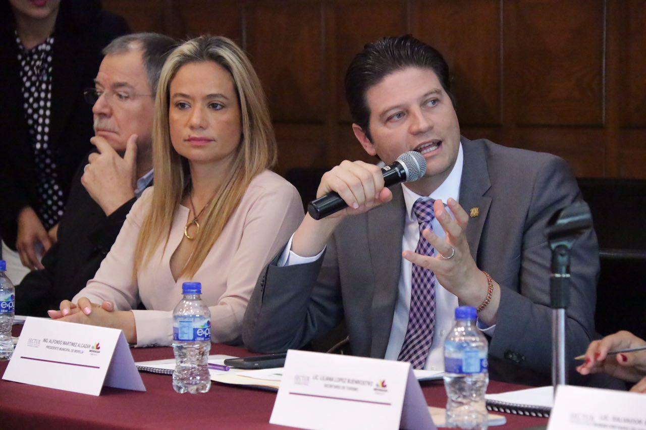 Autoridades de los 3 niveles de Gobierno establecen agenda turística para Morelia