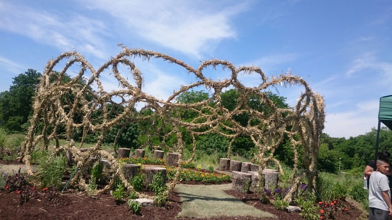 Inaugura Casa Michoacán escultura en reserva natural de Chicago