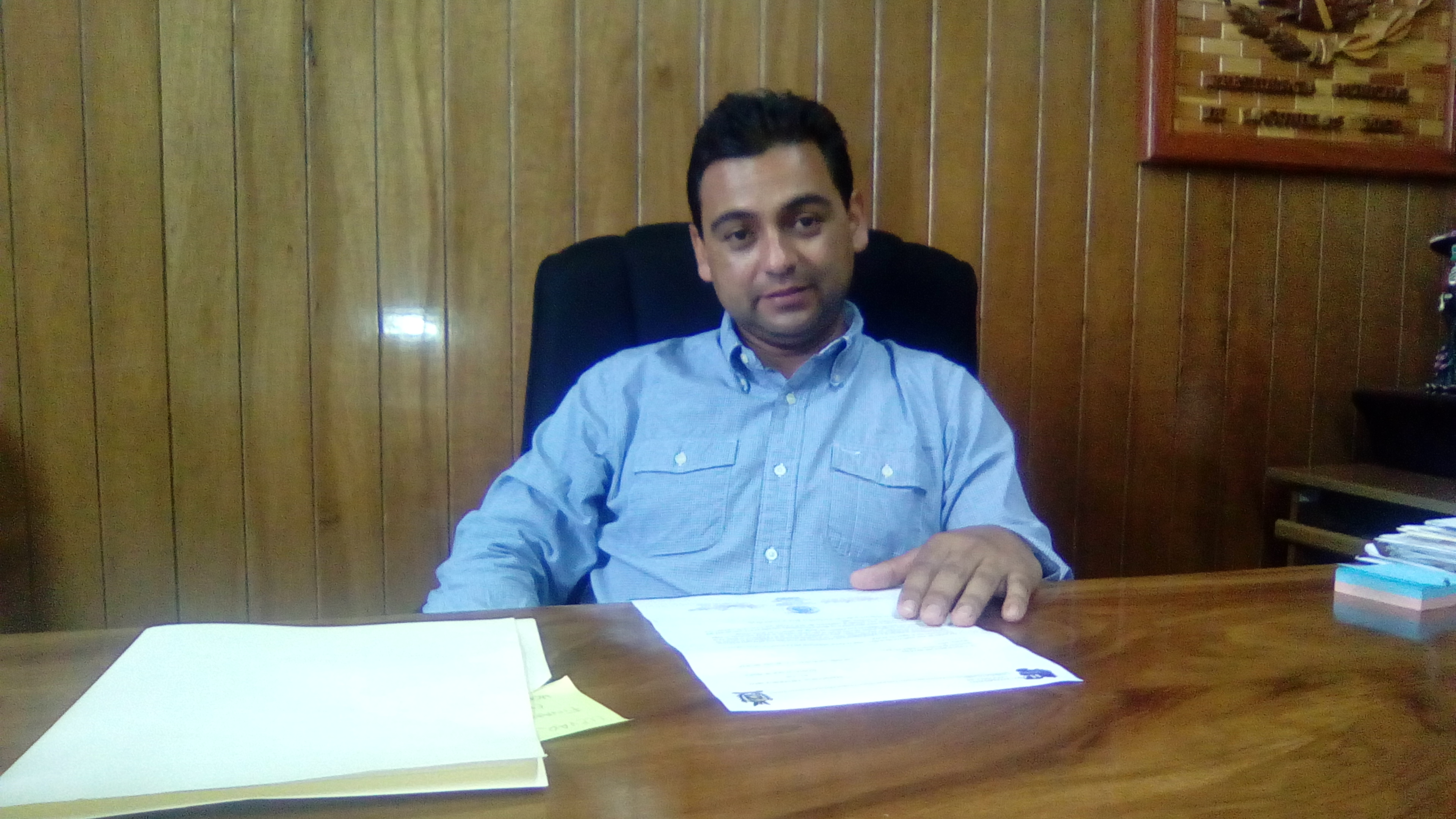 Lagunillas prepara informe de gobierno anuncian el alcalde Moisés Chávez Aguirre