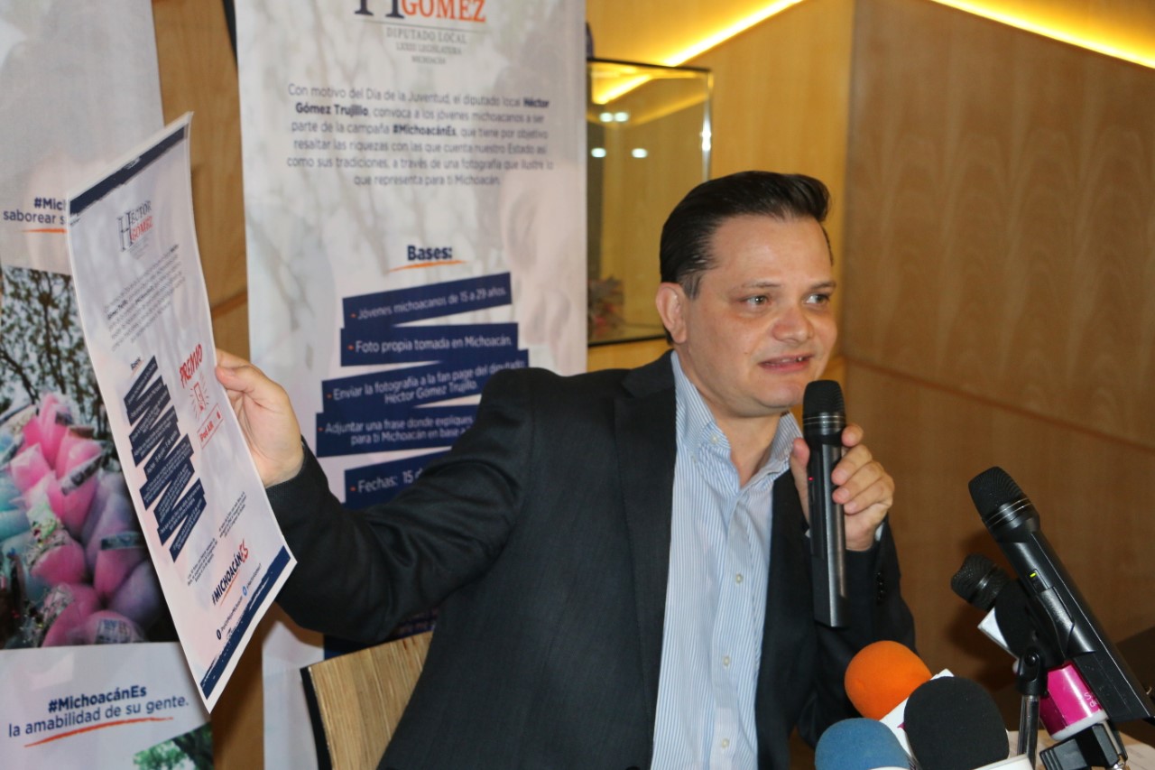 Presenta Héctor Gómez campaña #MichoacanEs