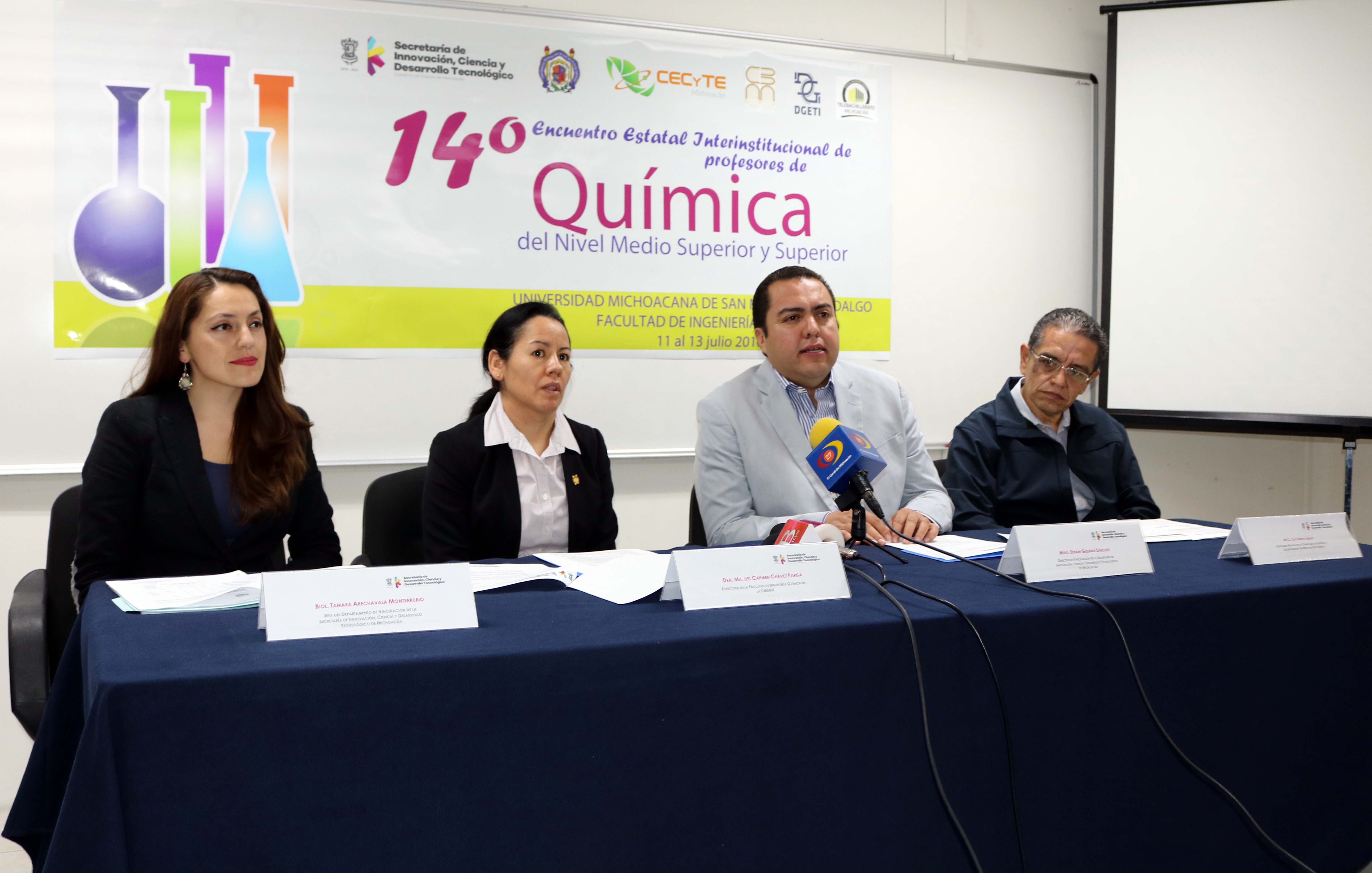 Anuncian 14º Encuentro Estatal de Profesores de Química