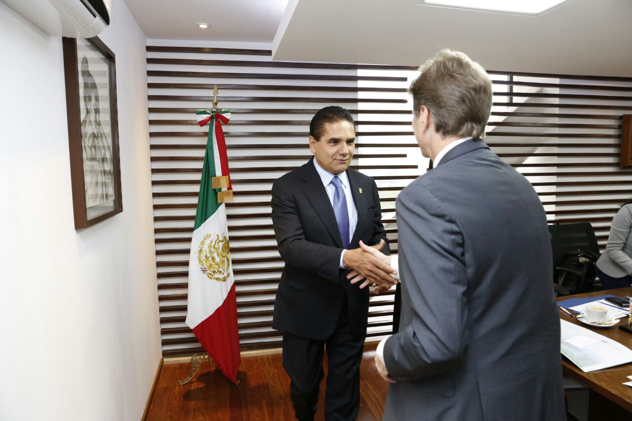 Plantea Silvano Aureoles a Enrique de la Madrid Plan Integral de Turismo para Michoacán