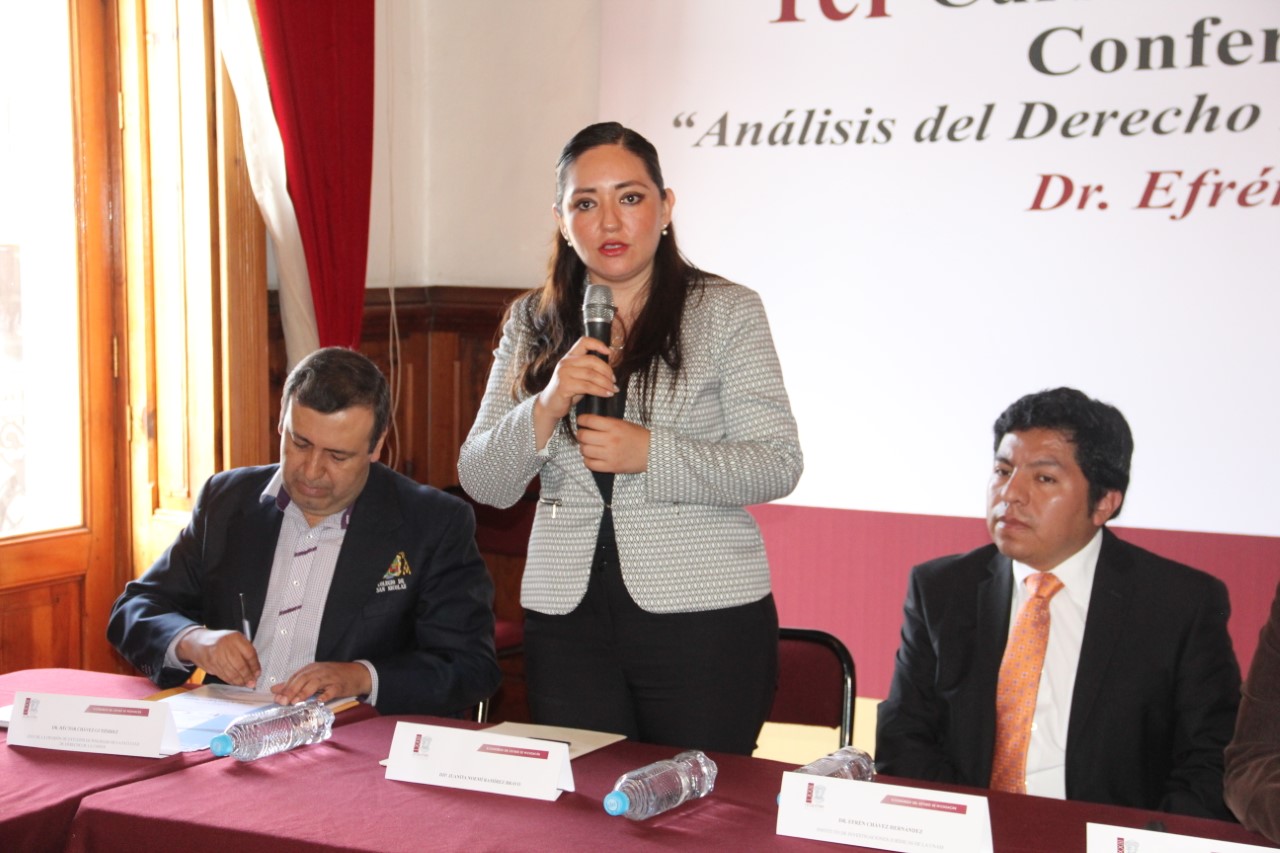 Clausura Juanita Noemí Ramírez Curso de Derecho Parlamentario