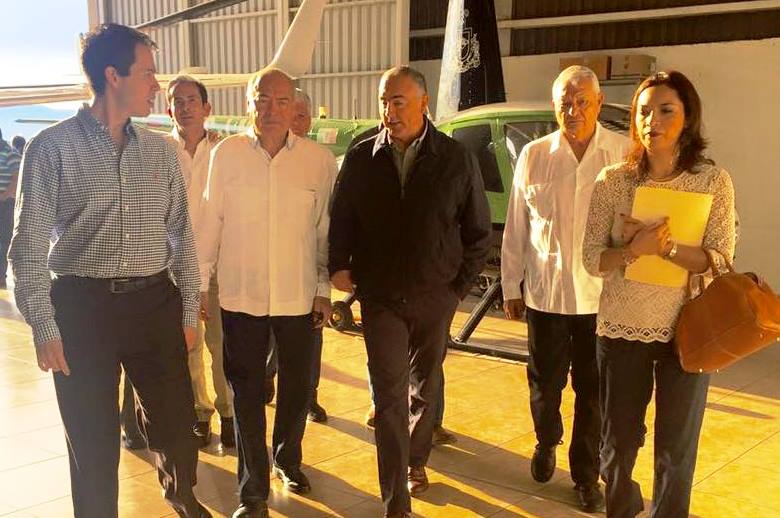 El Legislador Federal Alfredo Anaya Orozco, en gira de trabajo con el Secretario de Agricultura por Colima