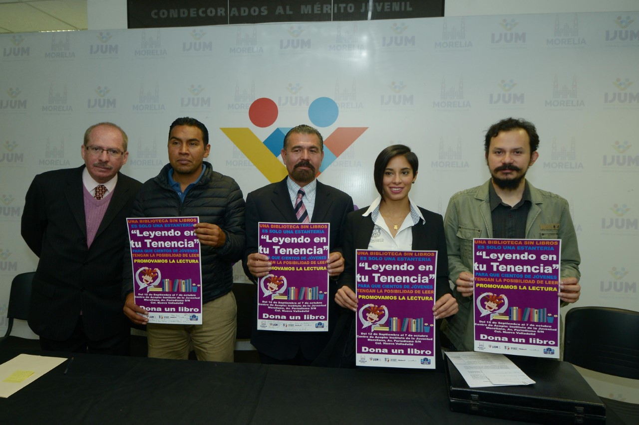 IJUM promueve el hábito de la lectura en jóvenes de las Tenencias de Morelia