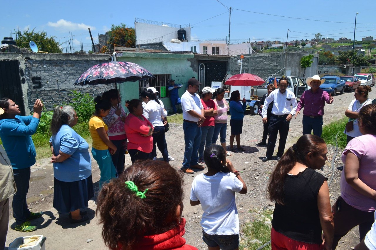 OOAPAS Y REGIDOR ARVIZU CISNEROS INAUGURAN RED DE AGUA POTABLE EN EL NORESTE DE MORELIA