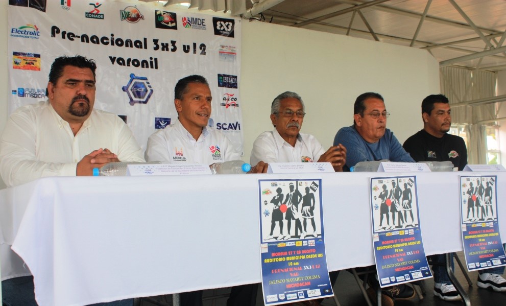 Morelia, sede del Pre-nacional de Baloncesto ADEMEBA 3X3 Sub 12