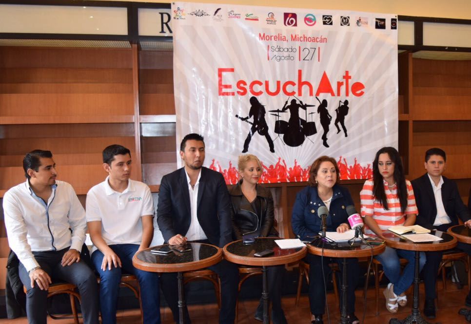 Jóvenes michoacanos y la Senadora Rocío Pineda se unen para ofrecer evento juvenil “EscuchArte”.