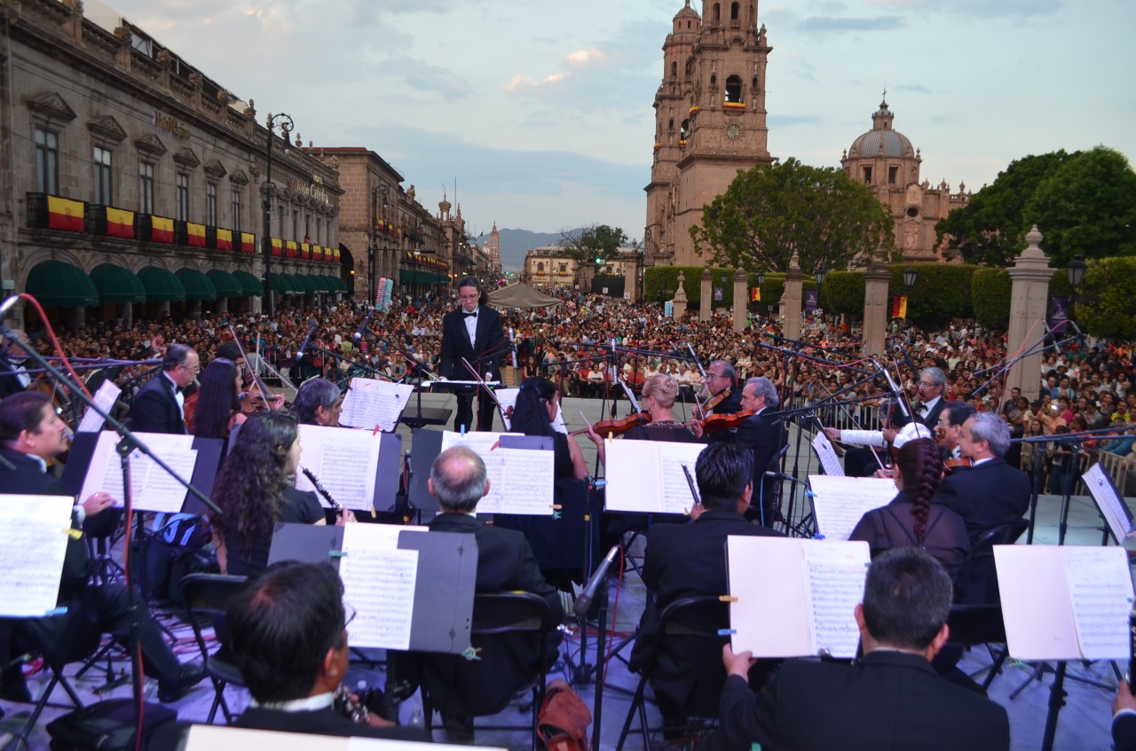 Todo listo para la fiesta del 30 de Septiembre en Morelia