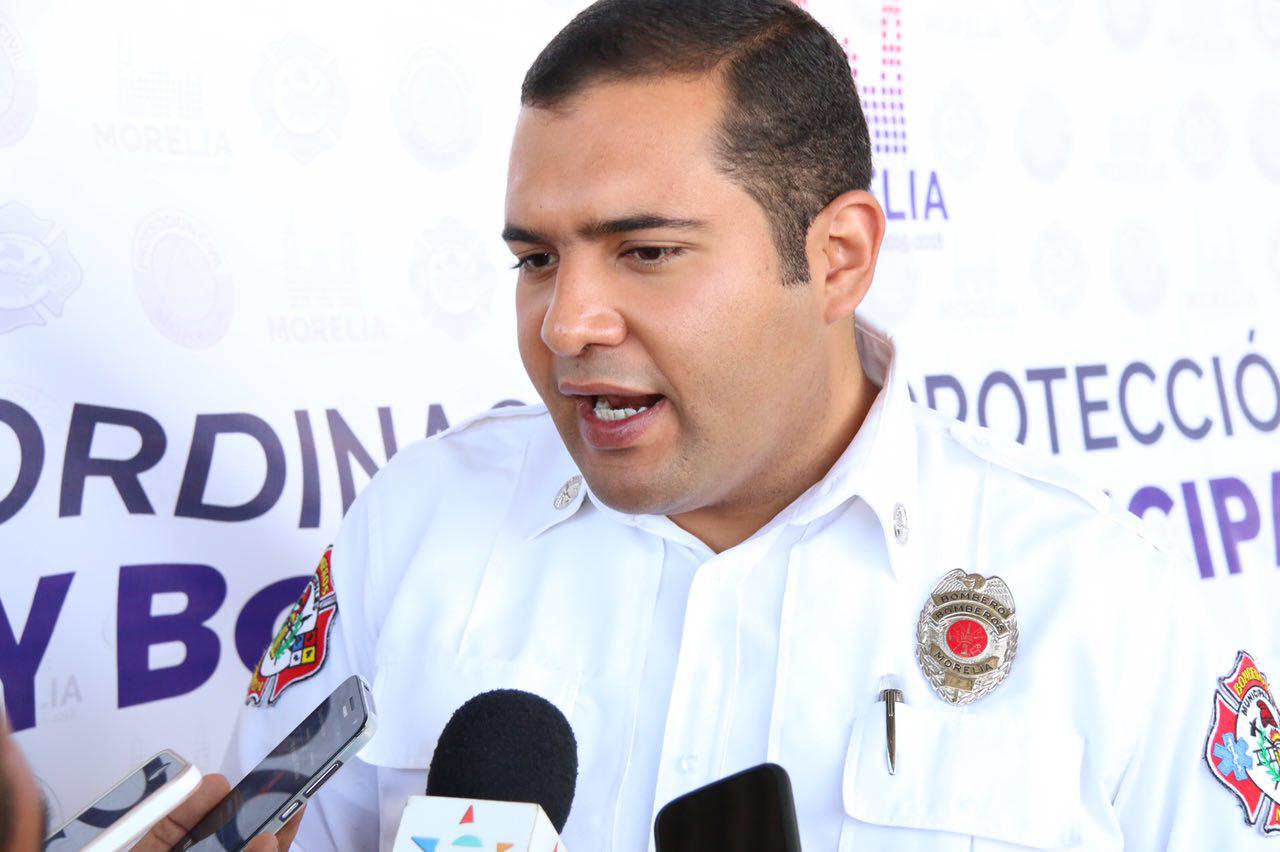 Atiende Protección Civil y Bomberos de Morelia reportes por lluvias