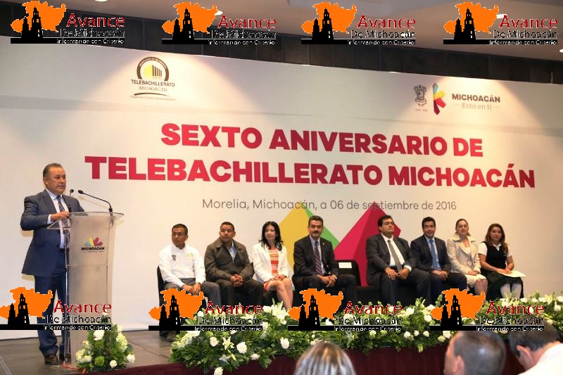 Seguirá el fortalecimiento del Telebachillerato Michoacán.