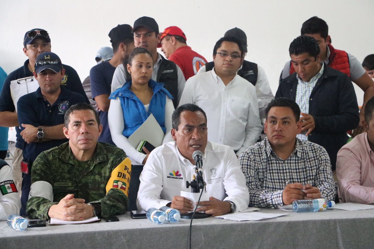 Instala Adrián López Comité de Emergencias y Desastres en Uruapan