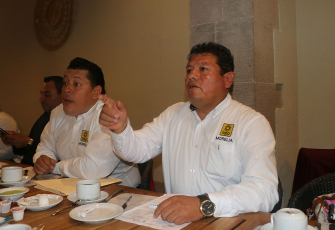 CEM del PRD en Morelia, listo para hacer cambios internos: Raúl Montes Polvorilla