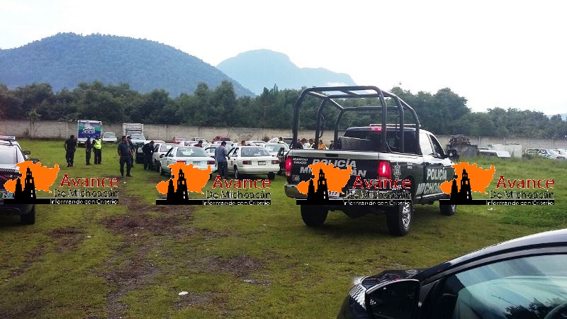 Detiene Cocotra-Zitácuaro 15 unidades “pirata” en operativo