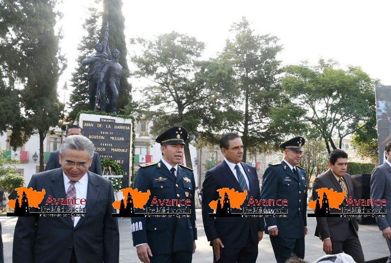 Asiste Silvano Aureoles a CLXIX aniversario de la Gesta Heroica de los Niños Héroes