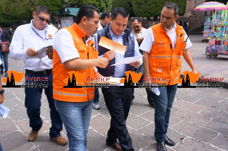 Ayuntamiento de Morelia salvaguarda el orden en comercio durante Fiestas.