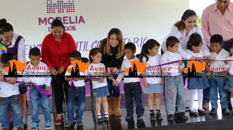 DIF Morelia inaugura el CAIC de Tuna Manza