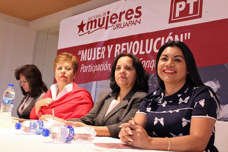 Mujeres, prioridad en desarrollo de México: PT Michoacán