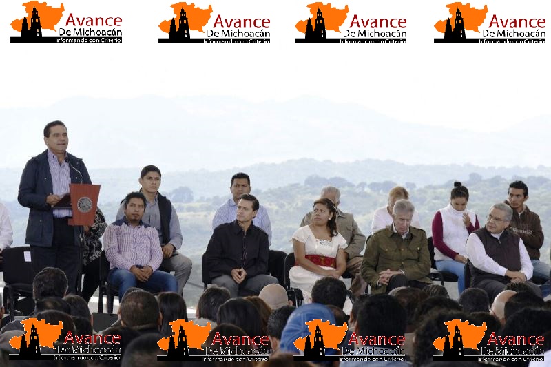 Mensaje del Licenciado Enrique Peña Nieto en la inauguración de la Autopista Cuitzeo-Pátzcuaro