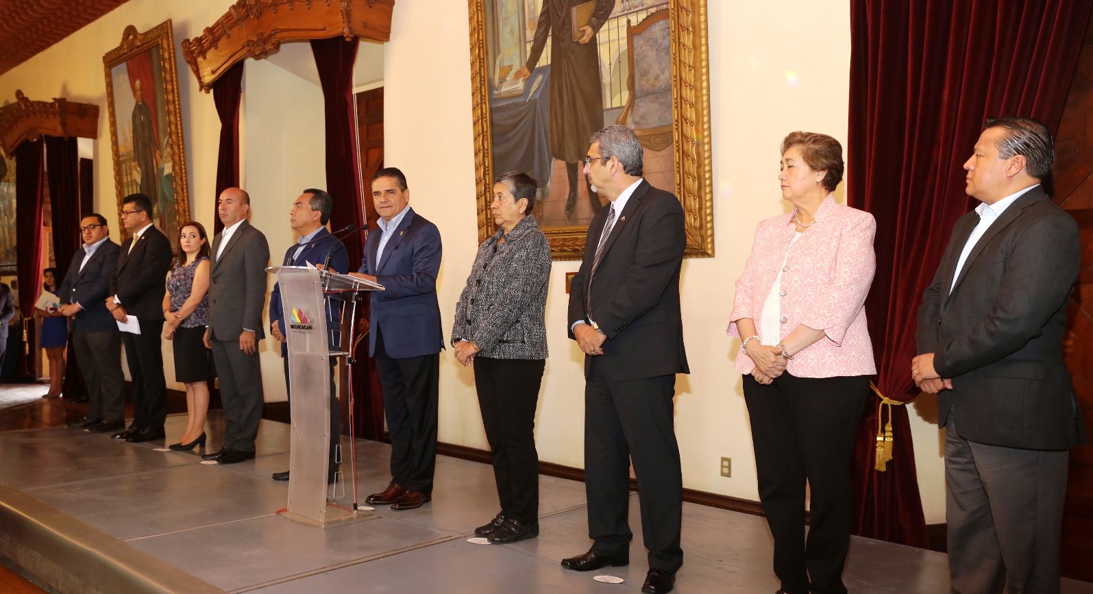 Realiza Gobernador Silvano Aureoles 8 relevos institucionales