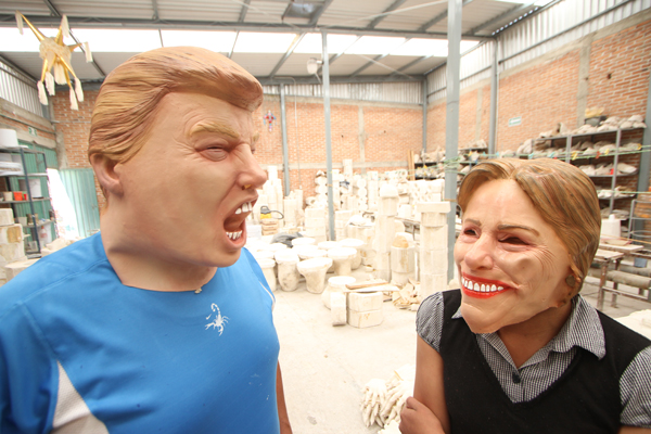 Donald Trump y Hillary Clinton, disfraces de terror para Halloween