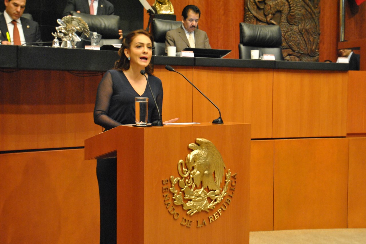 La Senadora Iiris Vianey Mendoza, da a conocer posesión sobre la Ley General de Victimas