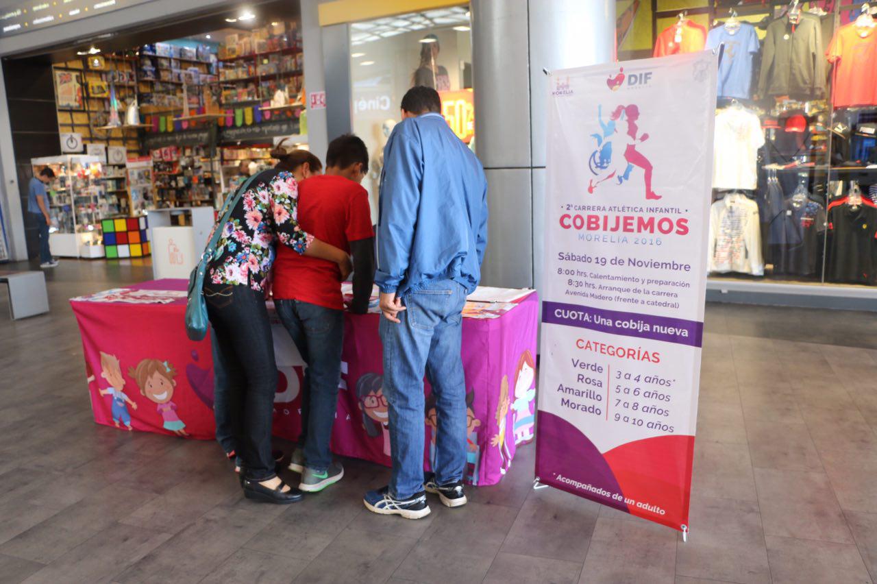 Esta semana, últimos días para inscribirse a la Segunda Carrera Atlética Infantil «Cobijemos Morelia 2016»
