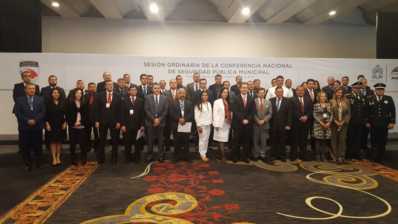 Exponen estrategia de Policía Municipal de Morelia en Conferencia Nacional de Seguridad Pública
