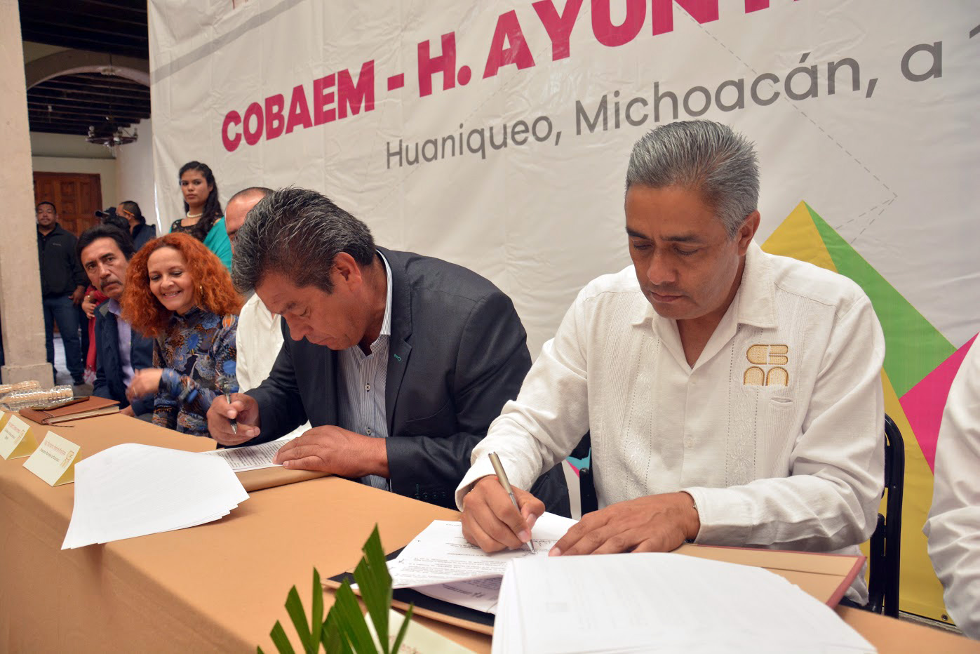 Fortalecen COBAEM y Ayuntamiento de Huaniqueo el Sistema de Enseñanza Abierta