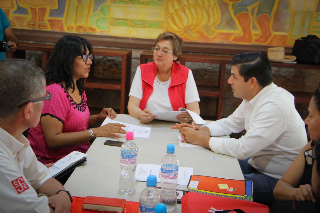 Supervisan los avances del Centro Cultura “La Estación” en Apatzingán