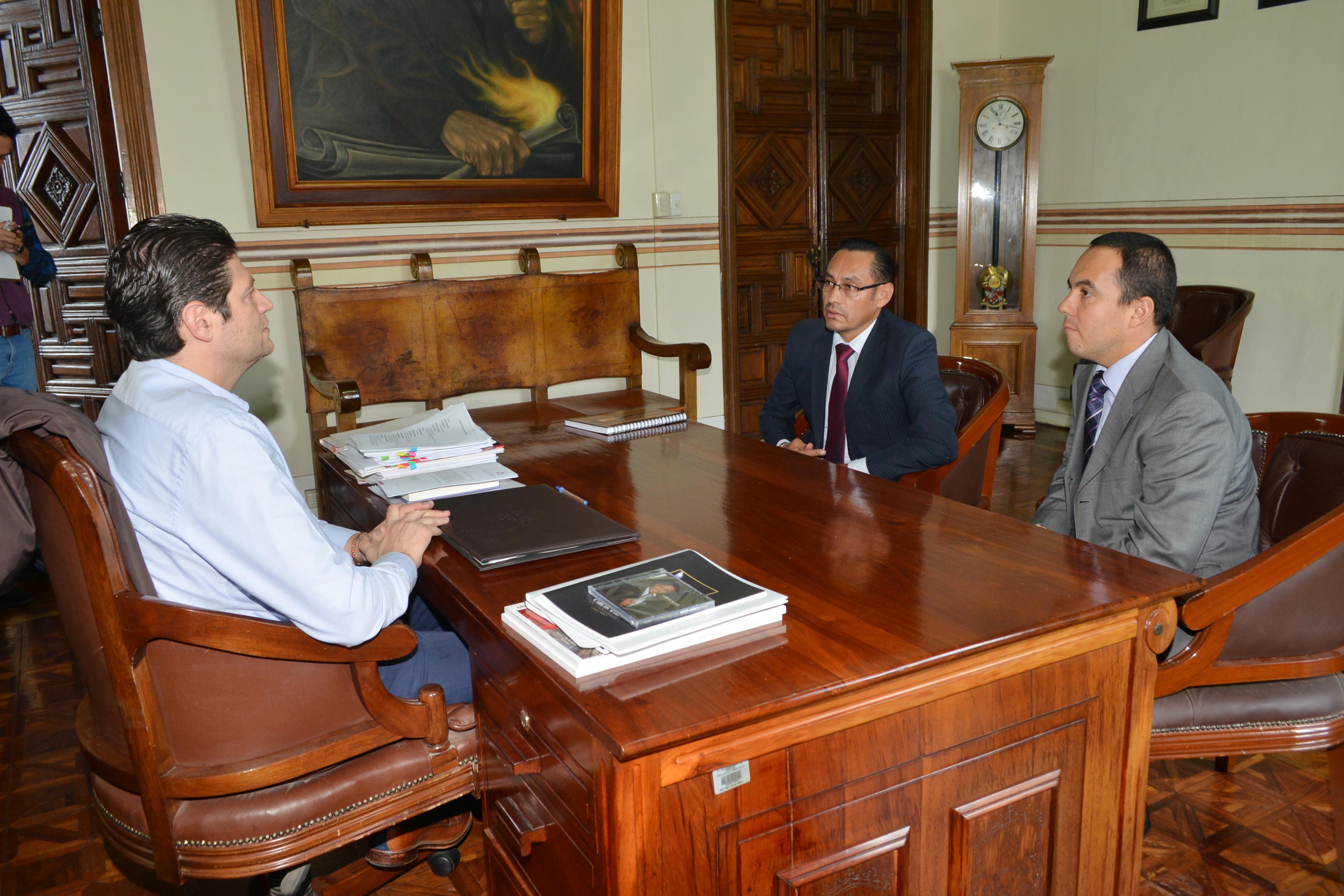 Alfonso Martínez da la bienvenida al nuevo Director de Gobierno del Ayuntamiento de Morelia