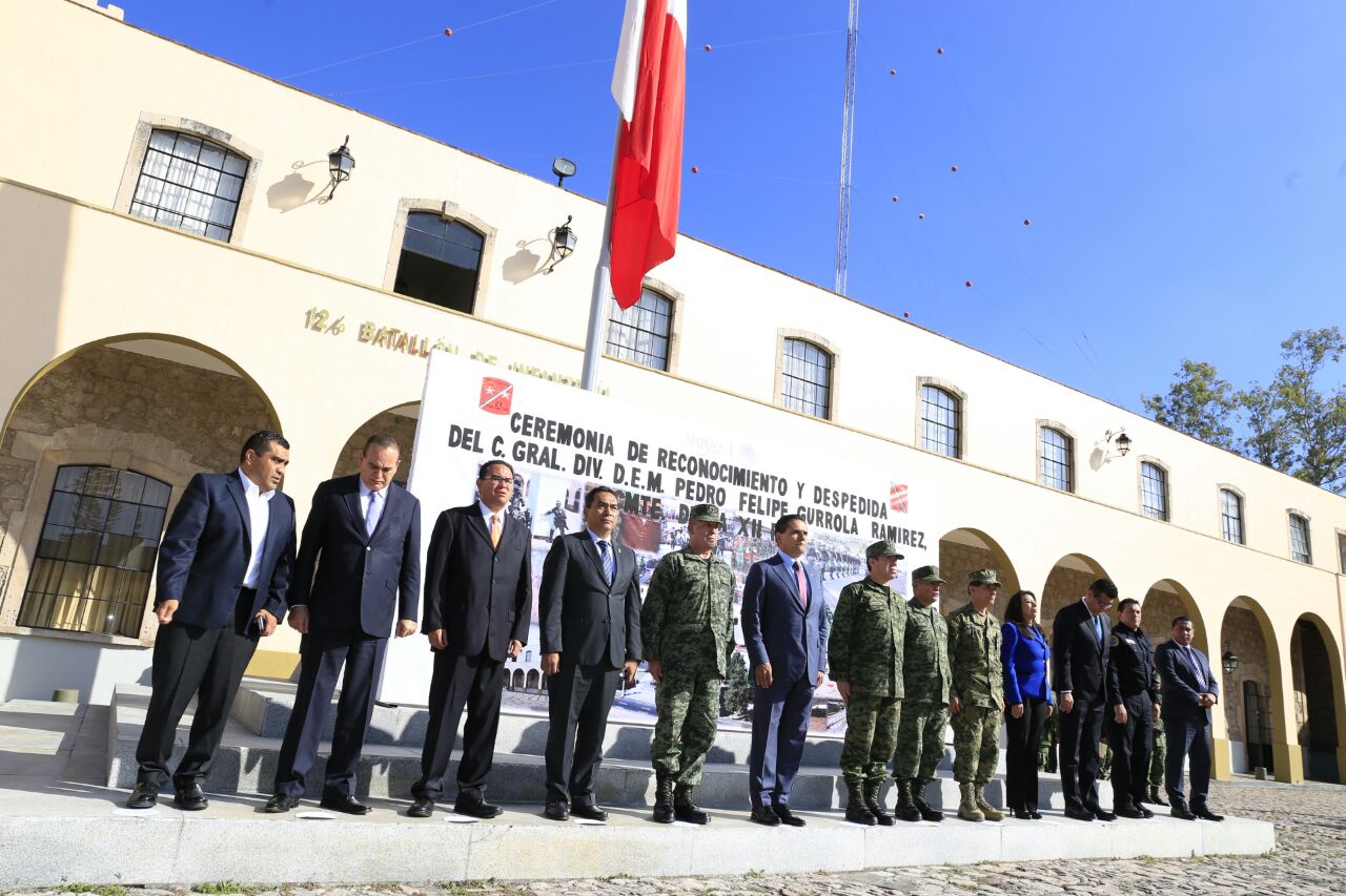 Reconoce GCM trabajo de general Gurrola en Michoacán
