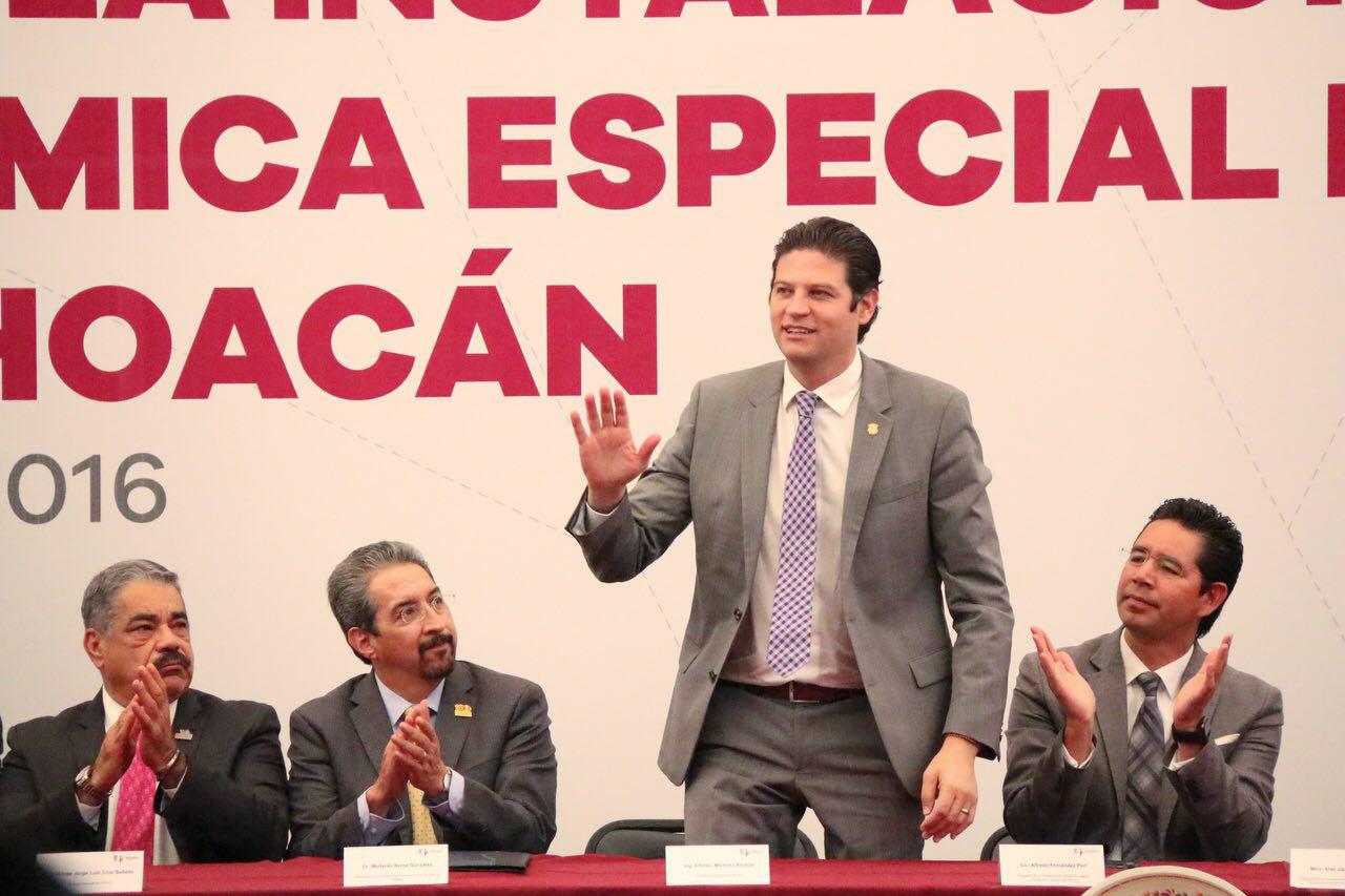 Alfonso Martínez proyecta a Morelia como ciudad complementaria de la Zona Económica Especial de Lázaro Cárdenas