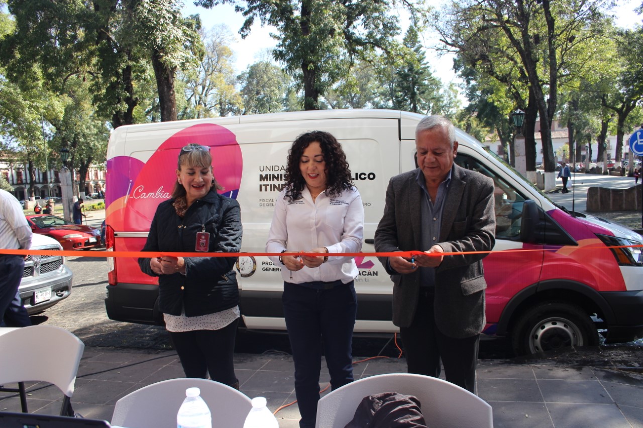 Instalan unidad móvil del ministerio público itinerante