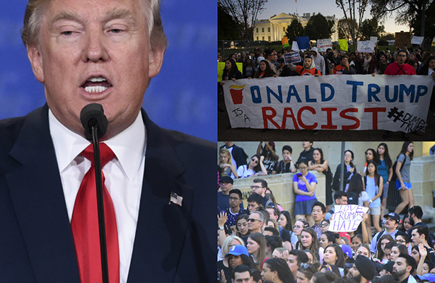 “¡No es mi presidente!”: más protestas contra el triunfo de Trump