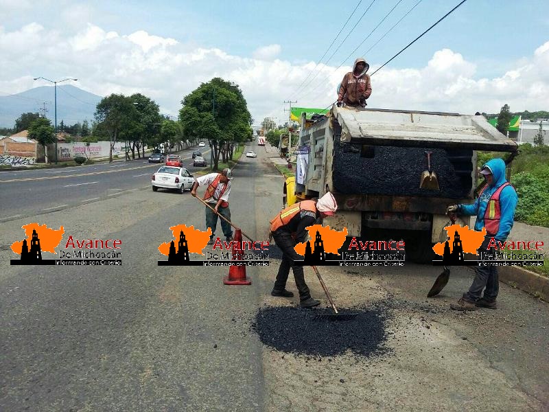 Al cierre del 2016, Gobierno de Morelia redobla esfuerzos en obras de mantenimiento vial.