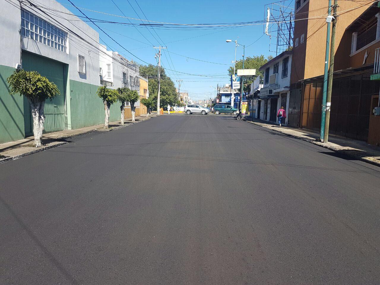 Concluyen trabajos de reencarpetamiento en calles de Morelia