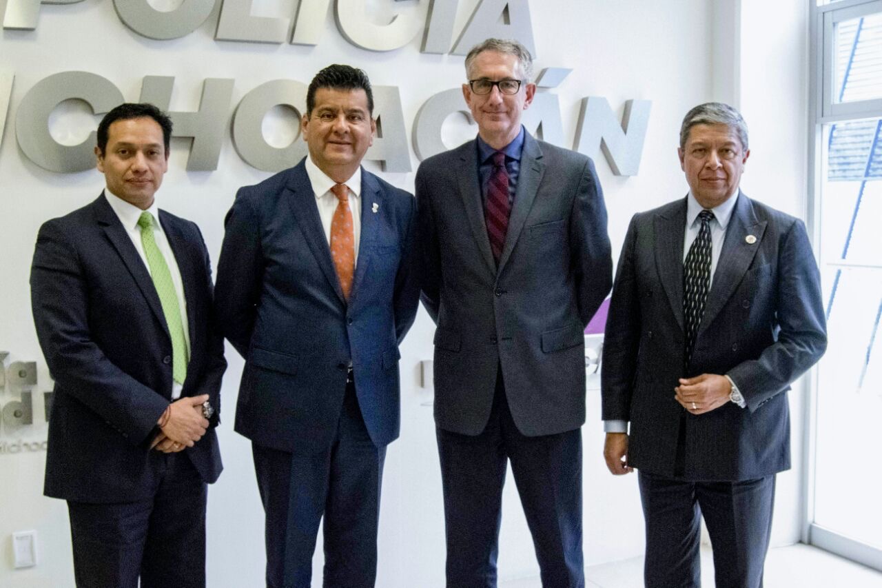 Reconoce EU el trabajo del Gobierno de Michoacán en materia de seguridad