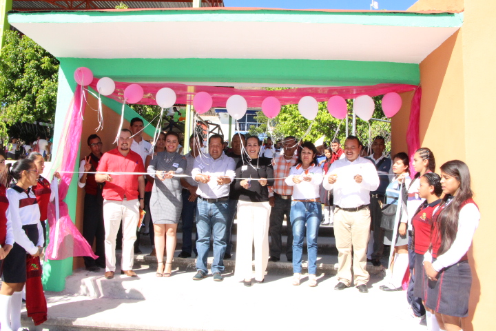 Inauguran obras de infraestructura en el CECyTEM de Susupuato