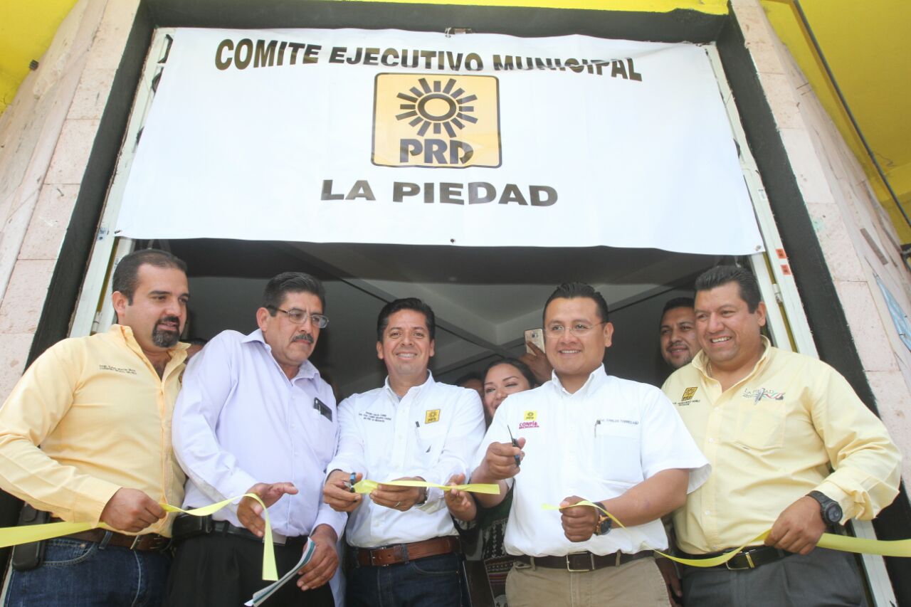 PRD se fortalece; inauguran instalaciones de Comité Municipal en La Piedad.