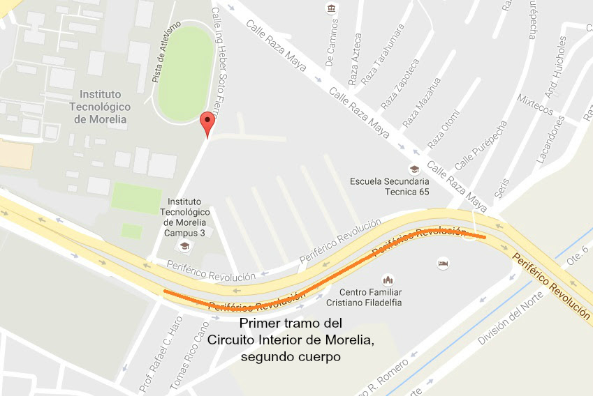 Reitera SCOP vías alternas por construcción del Circuito Interior de la capital michoacana