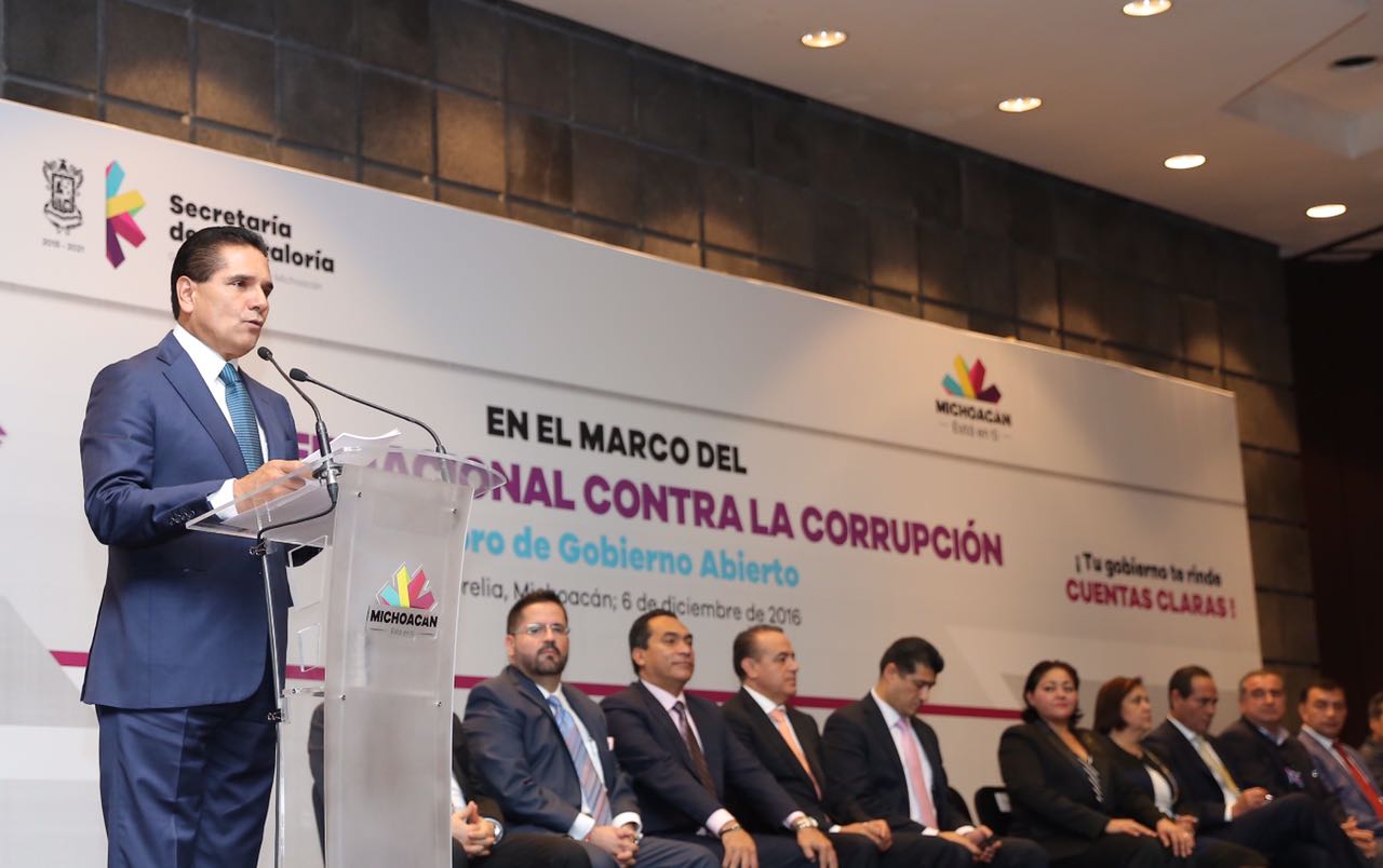 Erradicar la corrupción, prioridad para el Gobierno: Silvano Aureoles